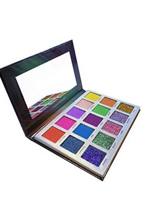 Bright Eyeshadow Palette colorful Glitter Matte Shimmer Pigment
