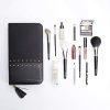 Leather Makeup Brush Bag Cosmetic Case Organizer