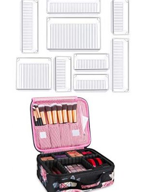 Kootek 9 Pcs Desk Drawer Organizer with 4-Size