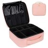 Relavel Travel Makeup Train Case Portable Artist Storage Bag