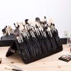 Leather Makeup Brush Bag Cosmetic Case Organizer