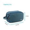 Streamline Your Travels with the Spacious and Foldable Journey Toiletry Bag in Blue
