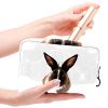 Portable Makeup Bag with Zipper for Women