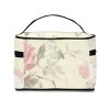 Portable Beauty Organizer with Adjustable Dividers for Cosmetics, Brushes, and Jewelry – Ideal for Stylish Travelers
