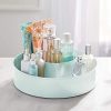 mDesign Plastic Spinning Lazy Susan Round Turntable Storage Tray