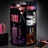 360 Rotating Makeup Organizer - Adjustable Shelf Height