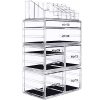 InnSweet 4 Pieces Makeup Organizer Cosmetic Storage