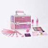 Makeup Train Case Portable Cosmetic Box