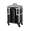 Professional Rolling Cosmetic Travel Organizer With Mirror