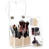 💄HBlife Acrylic Makeup Brush Holder – Dustproof Organizer for a Chic Vanity Look