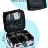 Cute Rose Print Makeup Travel Bag Organizer