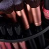 360 Rotating Makeup Organizer - Adjustable Shelf Height