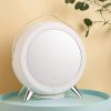 LED Makeup Mirror 360-Degree Rotating Makeup Organizer