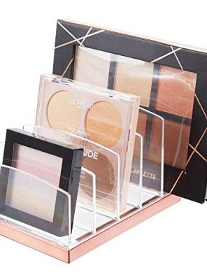 mDesign Plastic Makeup Organizer for Bathroom Countertops
