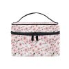 DoubleCW Cherry Blossom Travel Makeup Organizer