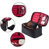 Travel Makeup Bags Small Cosmetic for Women Black