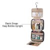 Pack Smart: Waterproof Hanging Toiletry Bag with Clear Compartments