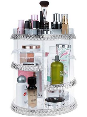 Makeup Organizer Rotation 360 Degree,7 Layers Adjustable