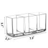 Clear Makeup Brush Holder Organizer for Vanity