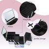 Joligrace Makeup Train Case for Girls Cosmetic Box Kids