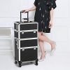 3 In 1 Aluminum Professional Rolling Cosmetic Case