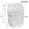 Sorbus Luxe Marble Cosmetic Makeup and Jewelry Storage Case
