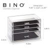 BINO 4 Drawer Acrylic Jewelry and Makeup Organizer