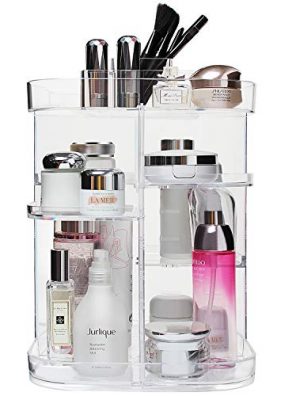 Boxalls Makeup Organizer 360 Degree Rotating Storage