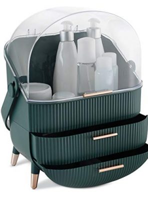 Navaris Makeup Organizer Storage Box - Cosmetics
