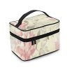 Portable Beauty Organizer with Adjustable Dividers for Cosmetics, Brushes, and Jewelry – Ideal for Stylish Travelers