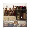 MOOCHI Tranlucent Black Large Makeup Organizer