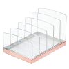 mDesign Plastic Makeup Organizer for Bathroom Countertops