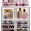 Makeup and Jewelry Storage Case Tower Display Organizer
