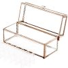 Vintage Glass Lipstick Holder with Chain