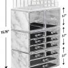 Cosmetic Makeup and Jewelry Storage Case Tower Display Organizer