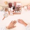 Rosework Rose Gold Makeup Organizer For Vanity- Iron