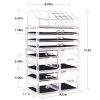 DreamGenius Makeup Organizer 4 Pieces Acrylic Jewelry