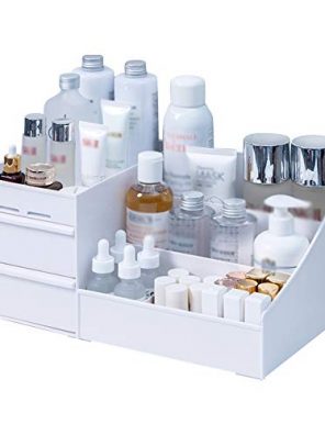 TRUYGOU Makeup Desk Organizer With Drawers