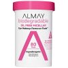 Almay Biodegradable Oil Free Micellar Eye Makeup Remover Pads