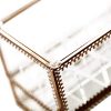 Vintage Glass Lipstick Holder with Chain