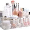 SUNFICON Makeup Organizer Tray Cosmetic Display Case