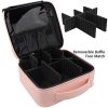 Relavel Travel Makeup Train Case Portable Artist Storage Bag
