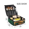 North American Fox Portable Makeup Case | Premium Quality Beauty Organizer with Adjustable Dividers