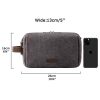 Waterproof shaving bag and toiletry organizer for men