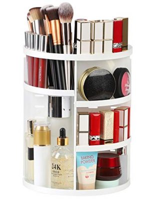 Syntus 360 Rotating Makeup Organizer, DIY Adjustable