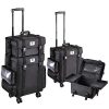 Style Meets Function – 2-in-1 Rolling Makeup Case with Drawers for Artists  