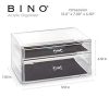 BINO 2 Drawer Acrylic Jewelry and Makeup Organizer