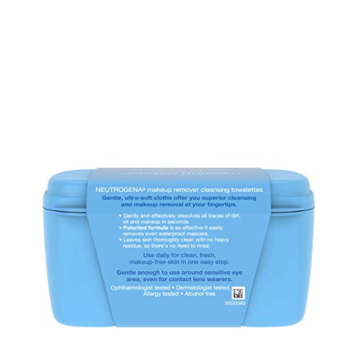 41trU8EneCL Neutrogena Make-up Remover Facial Towelettes - Gentle and Effective Daily Cleansing Wipes