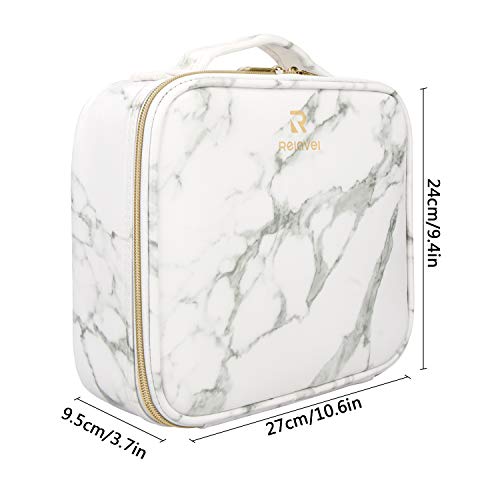 Marble Makeup Bag Makeup Organizer Bag Travel Train Case