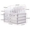 Jewelry and Cosmetic Storage Boxes with Brush Holder